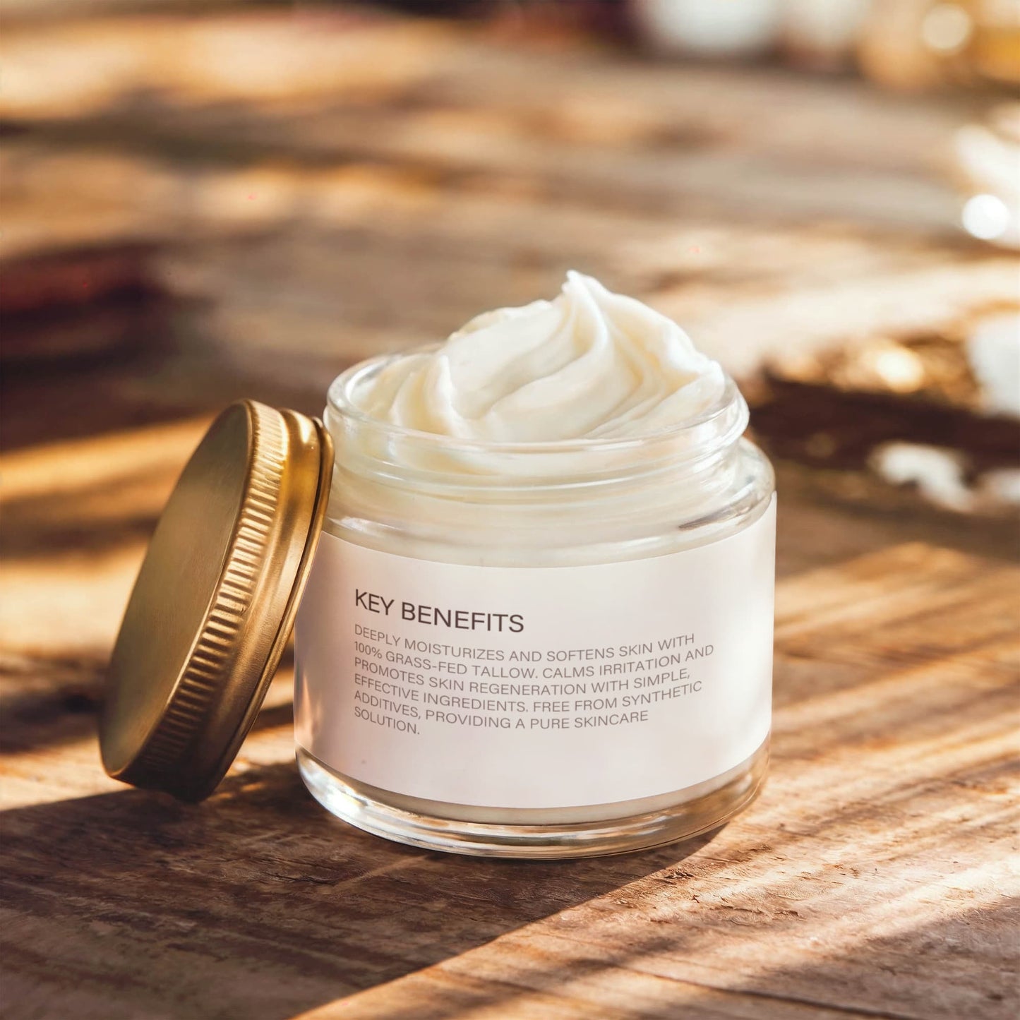 Grass-Fed Tallow Balm with Vanilla Bean