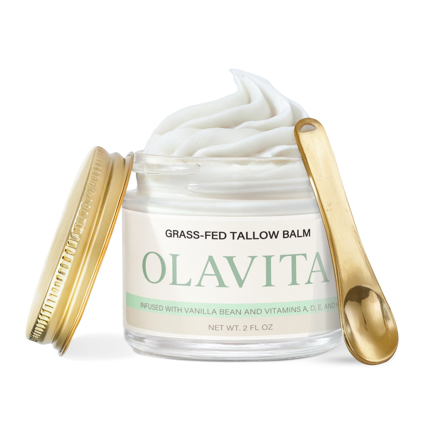 Grass-Fed Tallow Balm with Vanilla Bean