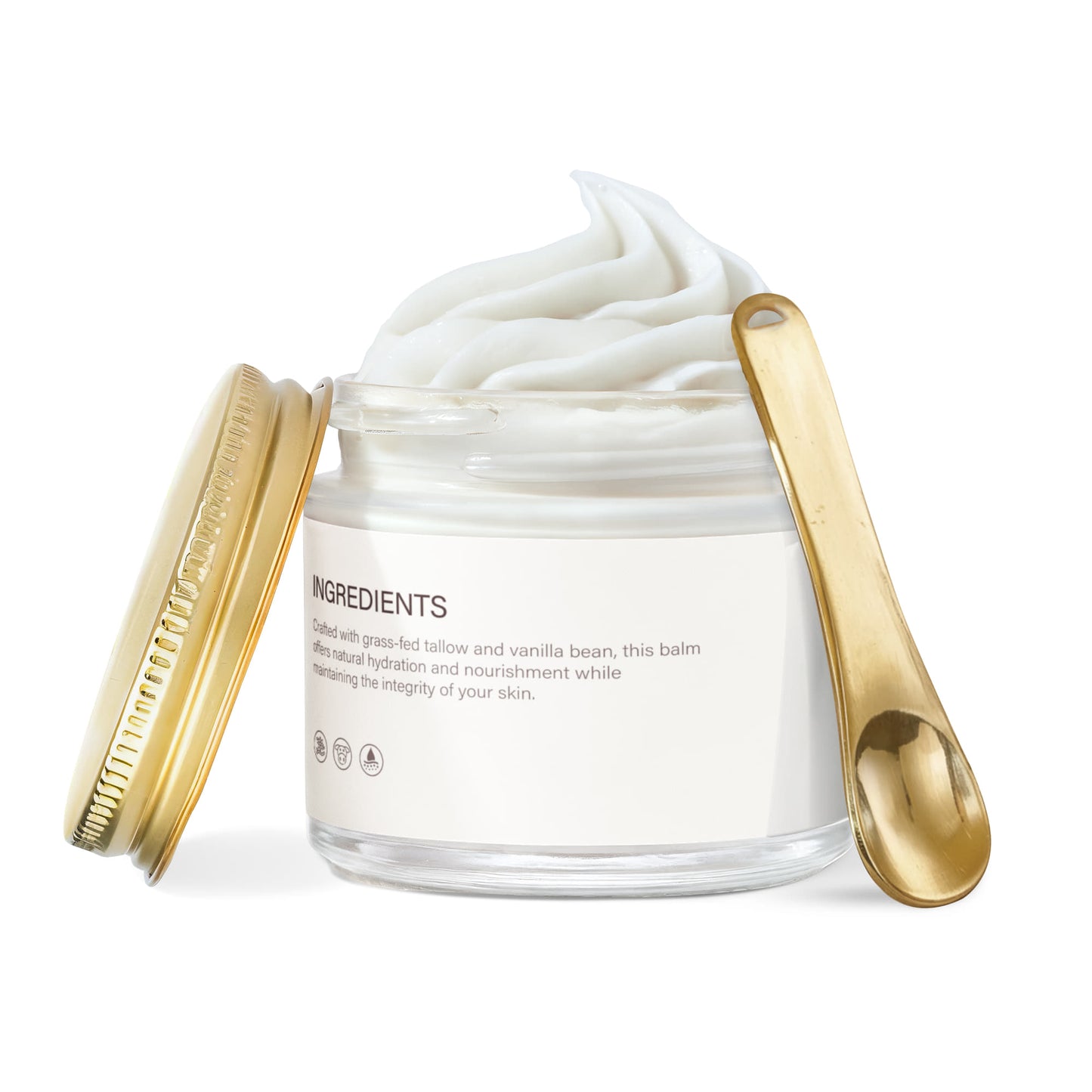 Grass-Fed Tallow Balm with Vanilla Bean